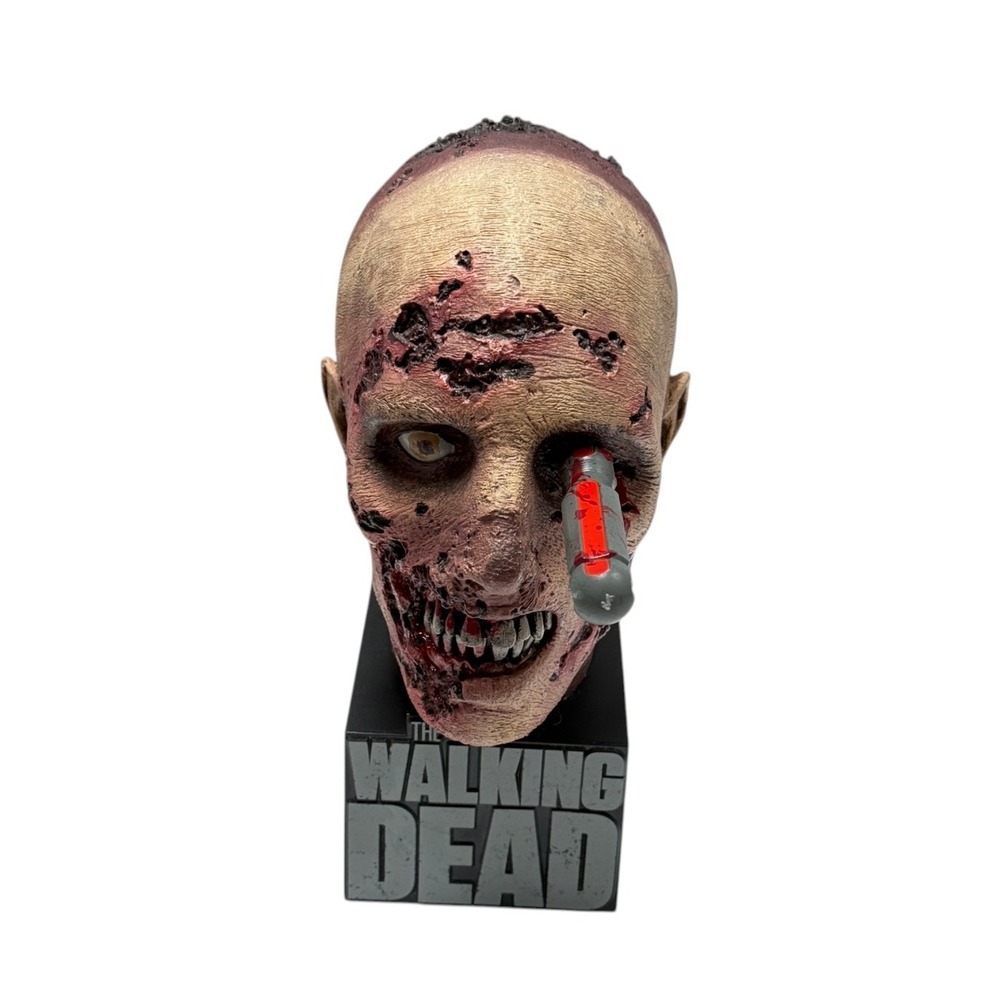 AMC The Walking Dead Zombie Head DVD Case Holder Tan Red 2012